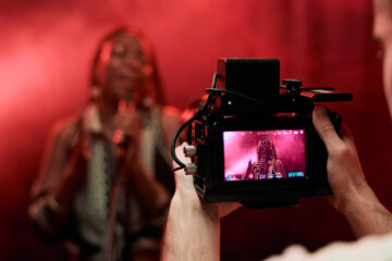 Cameraman Filming Music Video Cameraman Filming Music Video